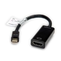 Value 12.99.3143 DisplayPort-kabel Mini-displayport / VGA Adapterkabel Mini DisplayPort-stekker, VGA-bus 15-polig 0.15 m Zwart - thumbnail