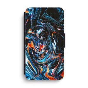 Black Unicorn: iPhone XS Max Flip Hoesje