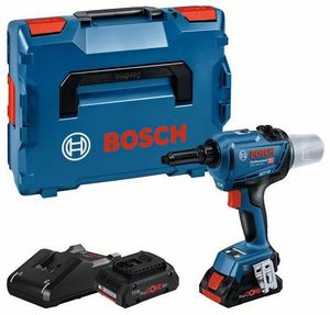 Bosch Blauw GRG 18V-16 C Professional | Accu Klinknagelpistool | 18V | Incl. 2 x 4,0 Ah accu en lader | in L-Boxx 136 - 06019K5001