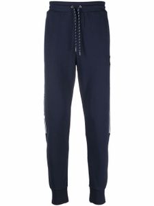 Michael Kors pantalon de jogging à bande logo - Bleu