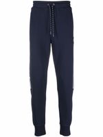 Michael Kors pantalon de jogging à bande logo - Bleu