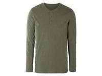 LIVERGY Heren shirt met lange mouwen (M (48/50), Groen) - thumbnail