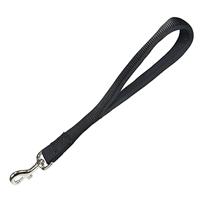 Trixie riem premium korthouder voor hond zwart 37x2,5 cm