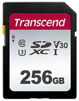 Transcend Ts256Gsdc300S Sdxc Geheugenkaart, I, C10, U3, V30, Zwart, 256Gb