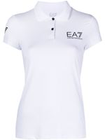 Ea7 Emporio Armani polo à logo imprimé - Blanc - thumbnail