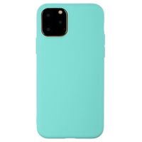 iPhone 15 Pro Max Anti-Vingerafdruk Mat TPU Hoesje - Cyan