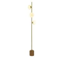 Searchlight Pebble Vloerlamp 3-lichts - Goud