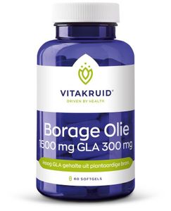 Borage Olie 1500 mg GLA 300 mg