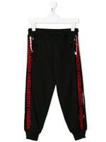 DSQUARED2 KIDS pantalon de jogging à bandes logos - Noir - thumbnail