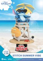 Disney D-Stage PVC Diorama Stitch Summer Vibe 16 cm