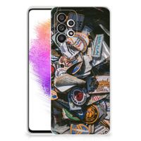 Samsung Galaxy A73 5G Siliconen Hoesje met foto Badges