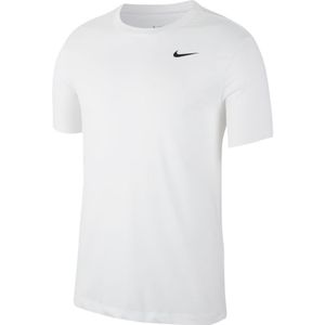 Nike Trainingsshirt Dri-FIT Solid Crew - Wit/Zwart