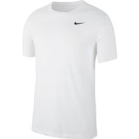 Nike Trainingsshirt Dri-FIT Solid Crew - Wit/Zwart - thumbnail