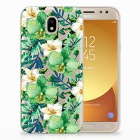 Samsung Galaxy J5 2017 TPU Case Orchidee Groen - thumbnail