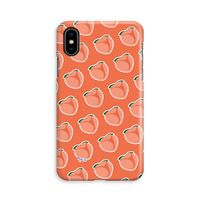 Just peachy: iPhone X Volledig Geprint Hoesje - thumbnail