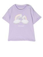 Palm Angels Kids t-shirt à imprimé graphique - Violet - thumbnail