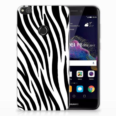 Huawei P8 Lite 2017 TPU Hoesje Zebra
