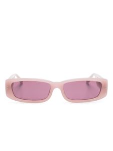 Linda Farrow lunettes de soleil Talita à monture rectangulaire - Rose