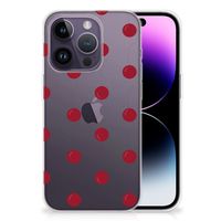 Apple iPhone 14 Pro Siliconen Case Cherries