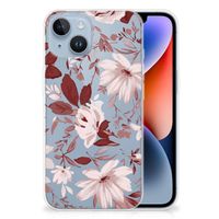 Hoesje maken Apple iPhone 14 Watercolor Flowers - thumbnail