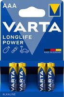 Varta batterij Longlife Power AAA, blister van 4 stuks