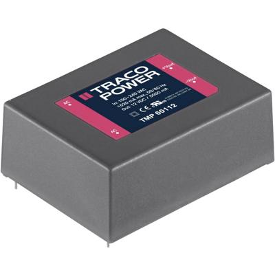 TracoPower TMP 60112C AC/DC-inbouwnetvoeding 5 A 60 W 12 V/DC 1 stuk(s)