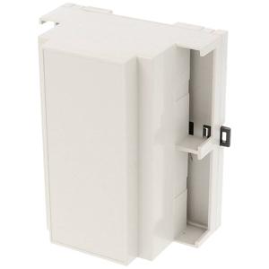 Hammond Electronics 1597DIN6MDC53 DIN-rail-behuizing Gesloten 90 x 58 x 106 PPO Lichtgrijs 1 stuk(s)