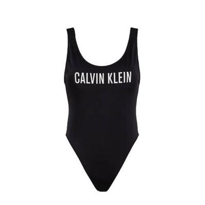 CALVIN KLEIN badpak met logo zwart