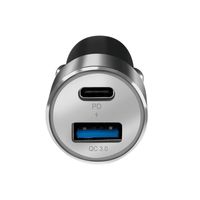 LogiLink PA0252 USB-oplader 36 W Auto Uitgangsstroom (max.) 3000 mA Aantal uitgangen: 2 x USB-C bus (Power Delivery), USB-A USB Power Delivery (USB-PD) - thumbnail