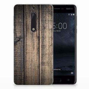 Nokia 5 Bumper Hoesje Steigerhout