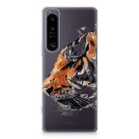 Hoesje maken Sony Xperia 1 IV Watercolor Tiger