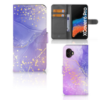 Hoesje voor Samsung Galaxy Xcover 6 Pro Watercolor Paars