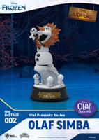 Frozen Mini Diorama Stage PVC Statue Olaf Presents Olaf Simba 12 cm - thumbnail