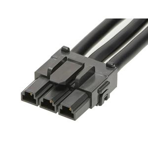 Molex 369240301 Male behuizing (kabel) Totaal aantal polen: 3 Rastermaat: 10.00 mm Inhoud: 1 stuk(s) Bulk