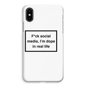 I'm dope: iPhone XS Max Volledig Geprint Hoesje