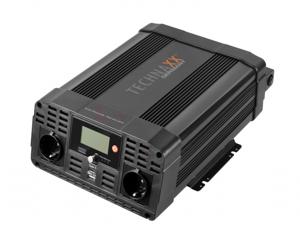 Technaxx TE22 netvoeding & inverter Auto 2000 W Zwart