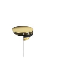 Hansgrohe afvoergarn plug voor waskommen polished gold optic 50001990 - thumbnail