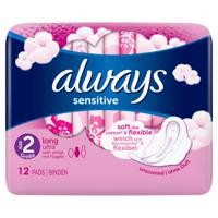 Always Sensitive Long Ultra 12 stuk(s) Maandverband