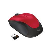 Logitech M235 Draadloze Muis, 2,4 GHz met USB Unifying-Ontvanger, 1000 DPI Optische Tracking, 12 Maanden Batterijduur, Compatibel met PC, Mac, Laptop, Chromebook - Rood