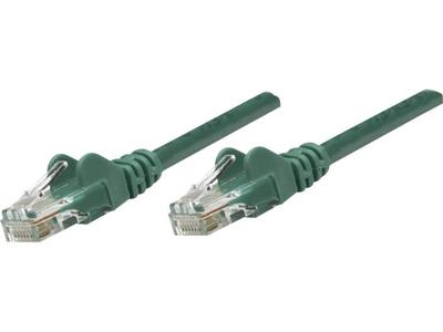 Intellinet 730457 RJ45 Netwerkkabel, patchkabel CAT 6 U/UTP 20.00 m Groen 1 stuk(s)