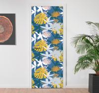 Deursticker florale decoratie