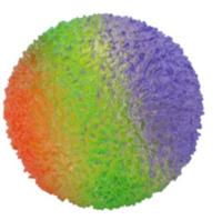 Eddy Toys stuiterbal met licht junior 6,5 cm groen/rood/paars