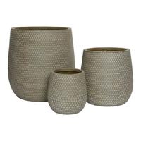 Decoris Bloempot - Set van 3