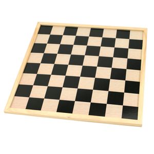 Schaakbord/dambord van hout 40 x 40 cm   -