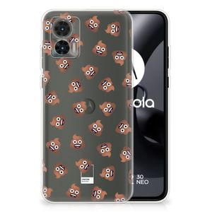 TPU bumper voor Motorola Edge 30 Neo Poep Emojis