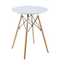 Viking Choice  Matera ronde tafel wit 60x60 cm Saska Garden