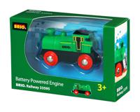 BRIO World Groene locomotief op batterijen - thumbnail