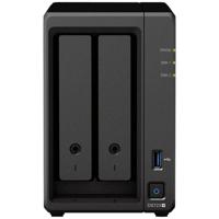 Synology DiskStation DS723+ NAS-serverbehuizing 0 GB 2 Bay Aan/uit-schakelaar, eSATA-aansluiting, RAID-geschikt, 1x USB 3.2 Gen 1 hub (USB 3.0), 2x M.2 slot - thumbnail