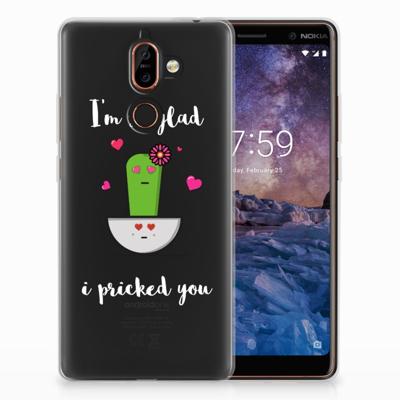 Nokia 7 Plus Telefoonhoesje met Naam Cactus Glad Nokia 7 Plus Telefoonhoesje met Naam Cactus Glad