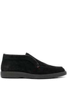 Santoni desert-boots en daim - Noir